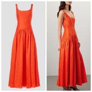 Hutch | Dresses | Hutch Ridge Maxi Dress Drop Waist Orange Tangerine Gown  Size 2 | Poshmark